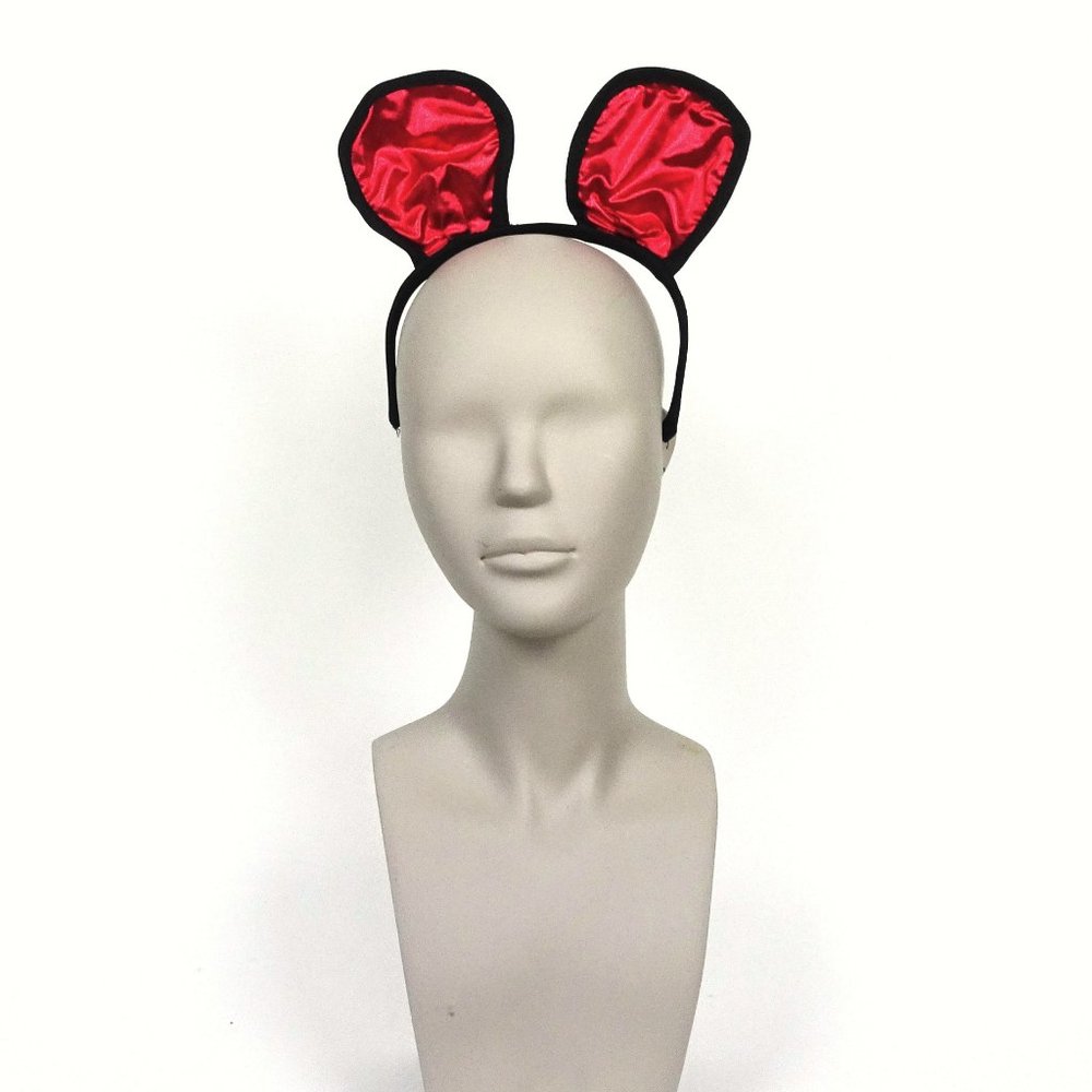 Mouse Ears Headband Iridescent Red Youth to Adult